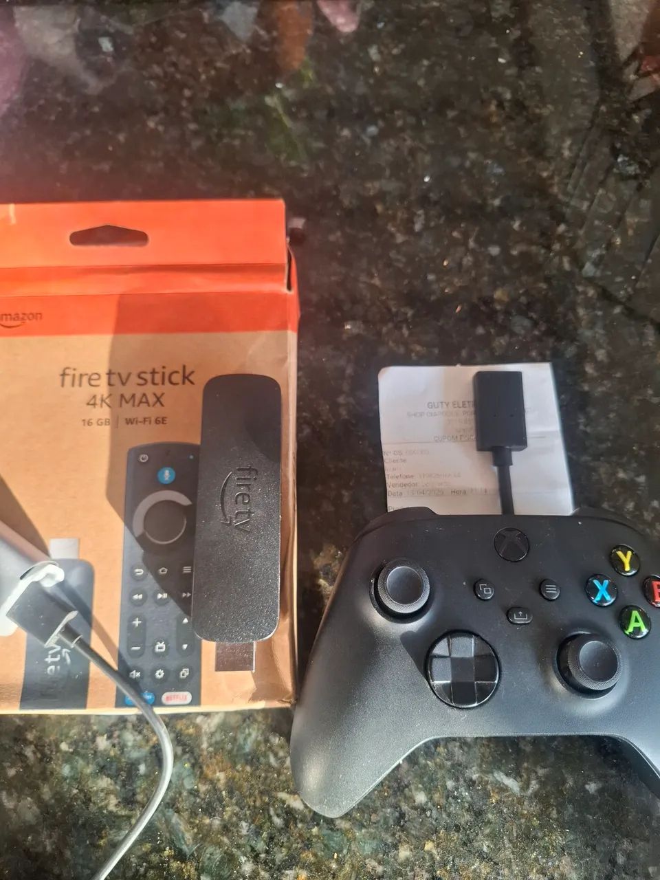 Fire TV 4K MAX com Manete e Xbox Gamepass para jogar