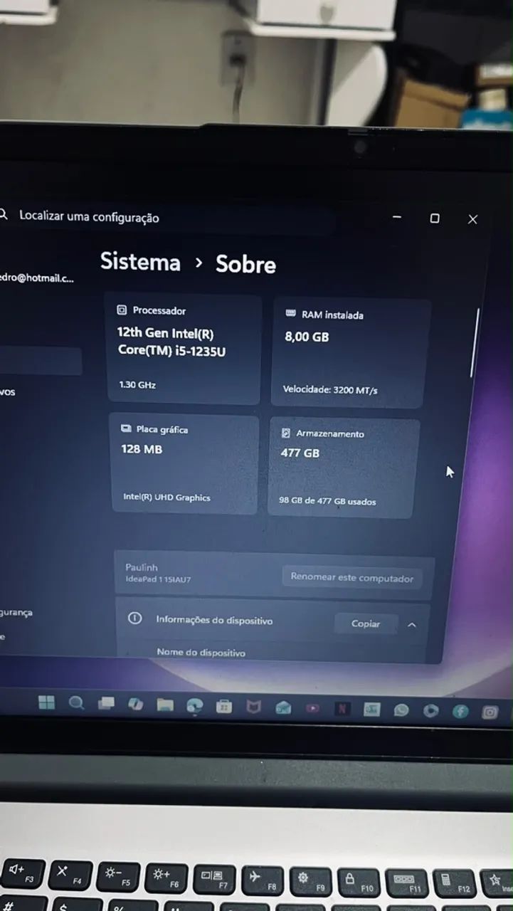 ? OPORTUNIDADE! NOTEBOOK LENOVO CORE i5 ? - Foto 3