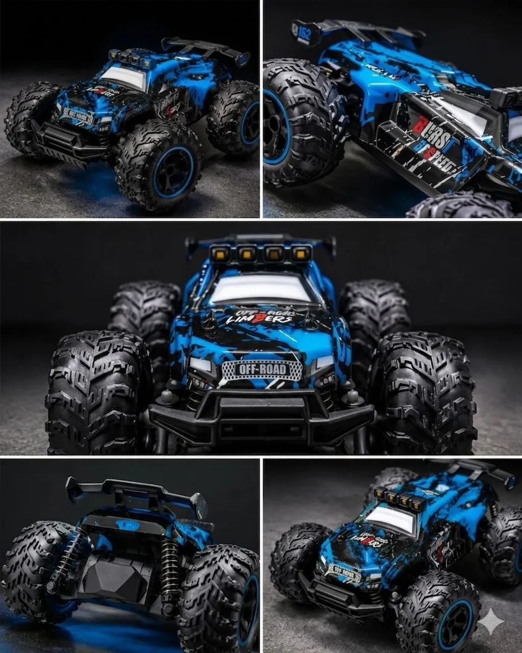 Carrinho de controle remoto Off Road 