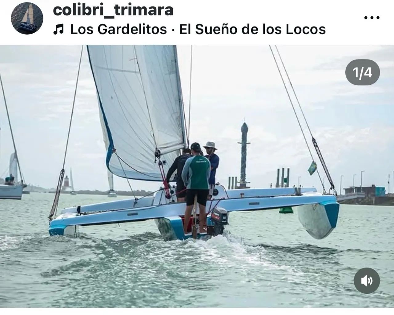 Veleiro Trimaran de regata  - Foto 2