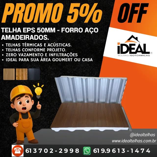 Telhas Térmicas Modelos PVC Amadeirado