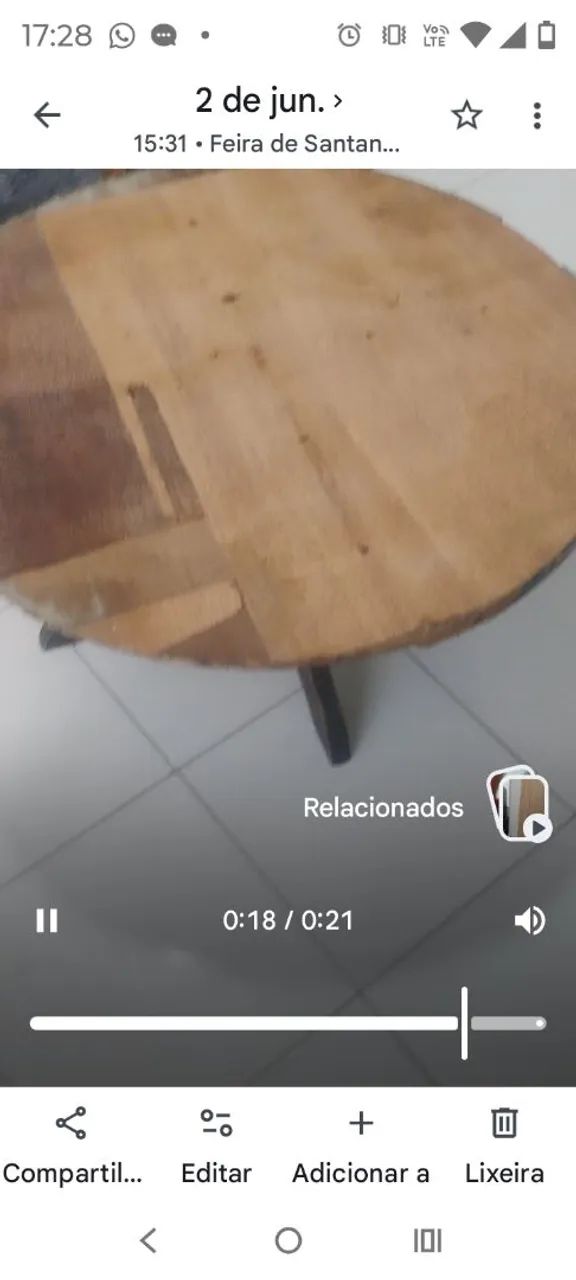 Mesa de centro antiga  - Foto 2