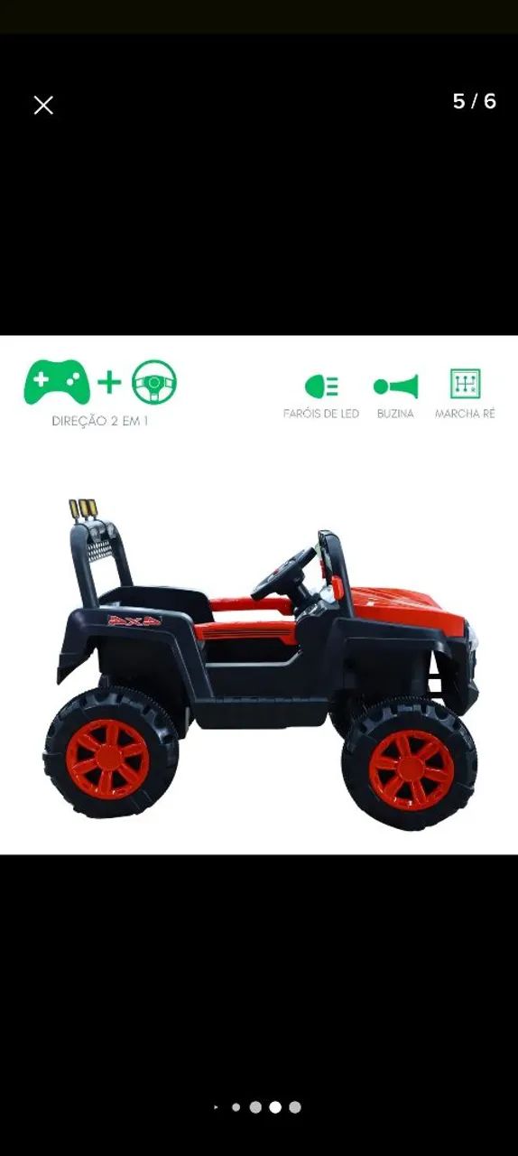 Carrinho elétrico para crianças - Foto 3