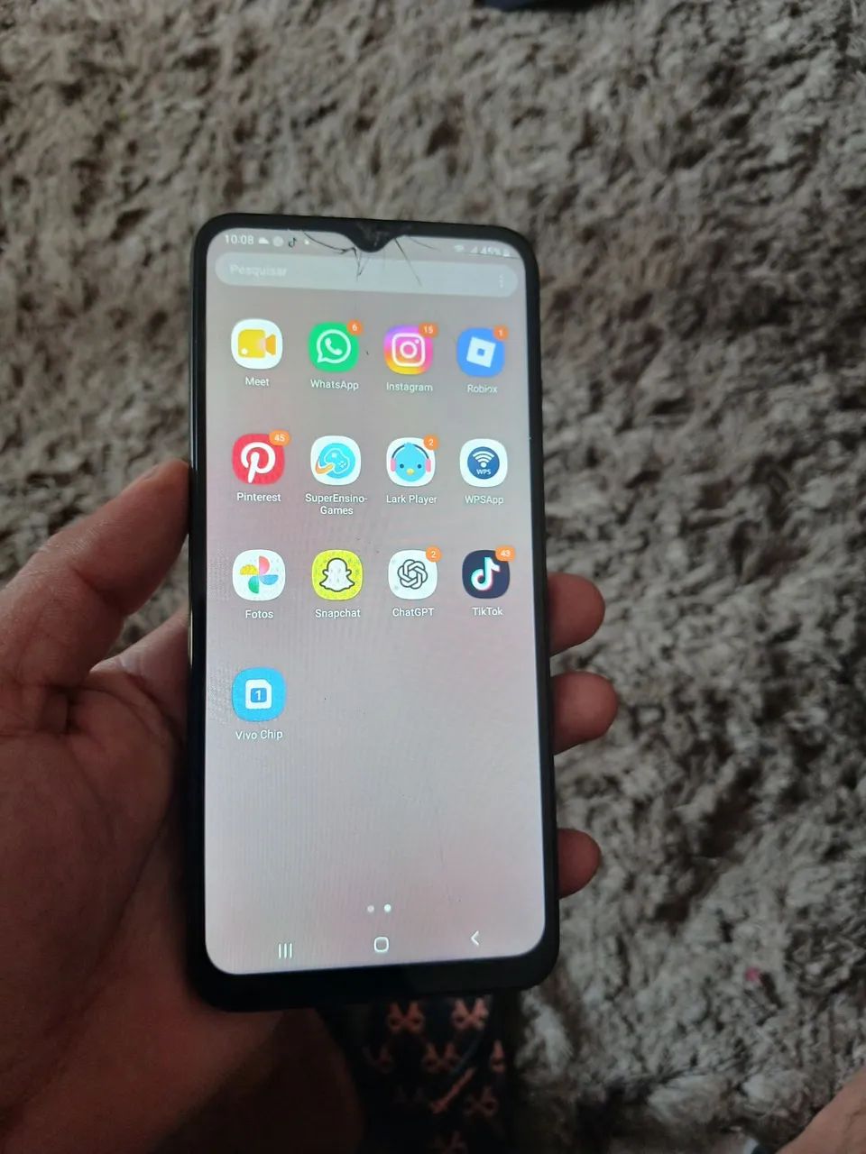 Samsung a02s , trincado mas funciona perfeitamente  - Foto 2