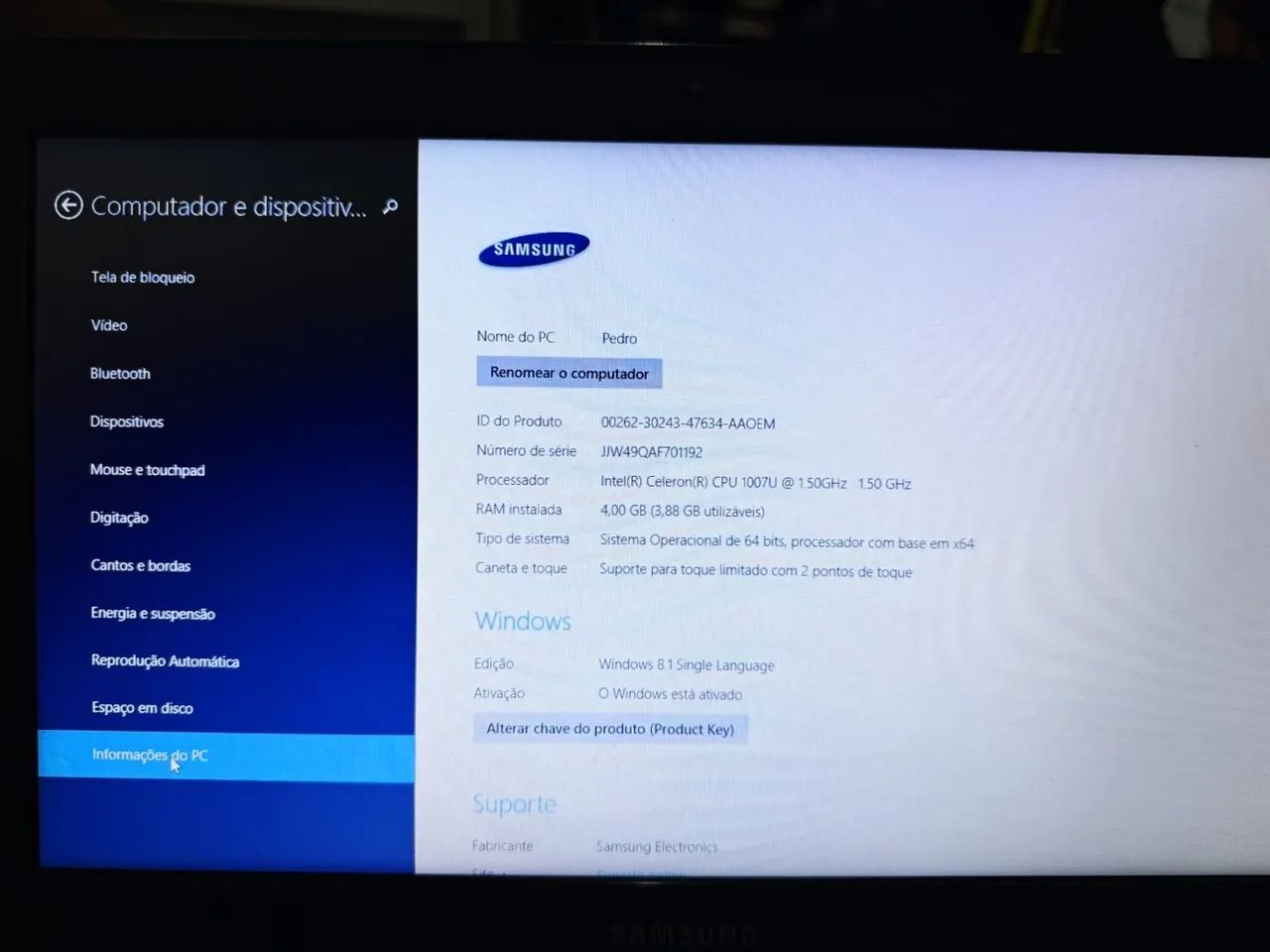 Notebook Samsung 500GB| 4GB RAM - Foto 3