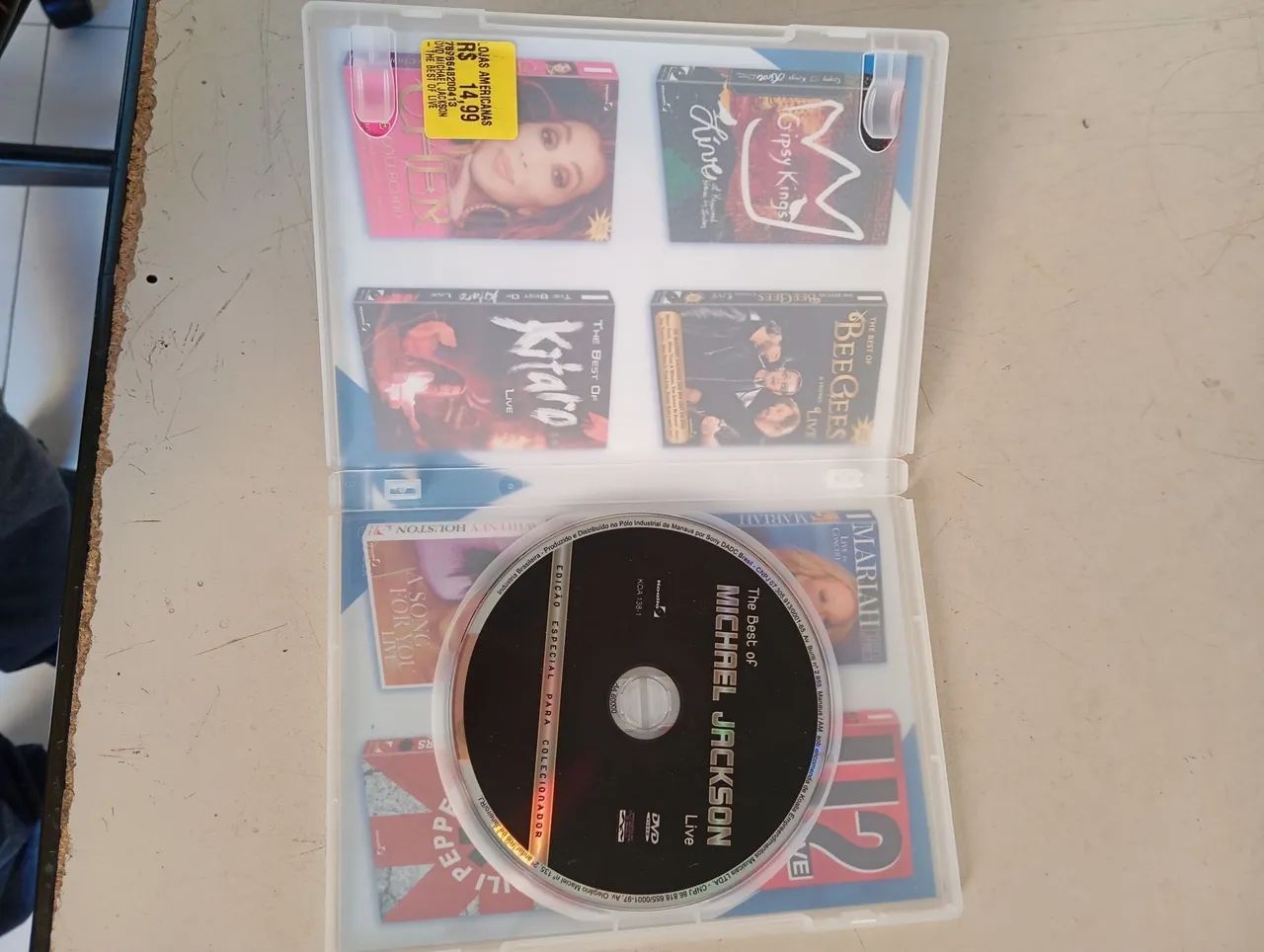 DVD MICHAEL JACKSON LIVE - Foto 3