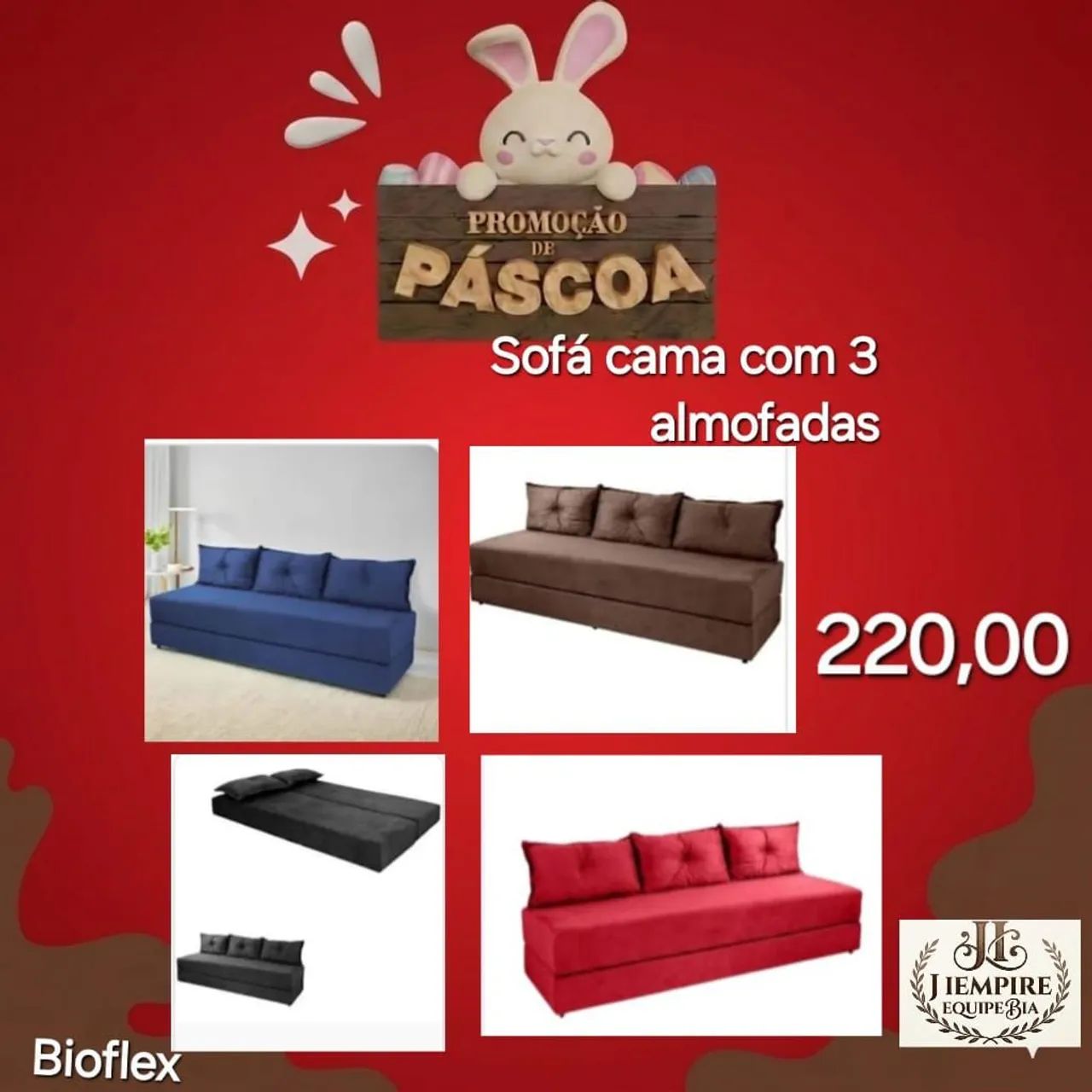 Sofá cama promoção 
