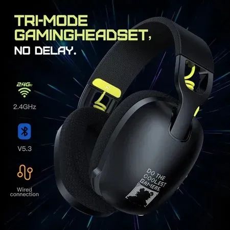 Headset Profissional Onikuma B2 SEM fio 2.4G Bluetooth dobrável e-sports Fone de Ouvido - Foto 3