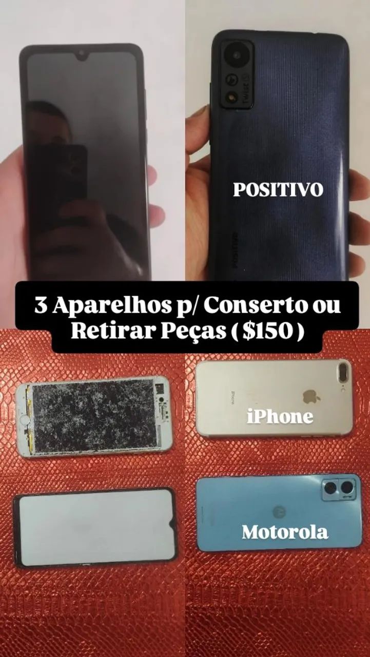 Celulares 3x por 150