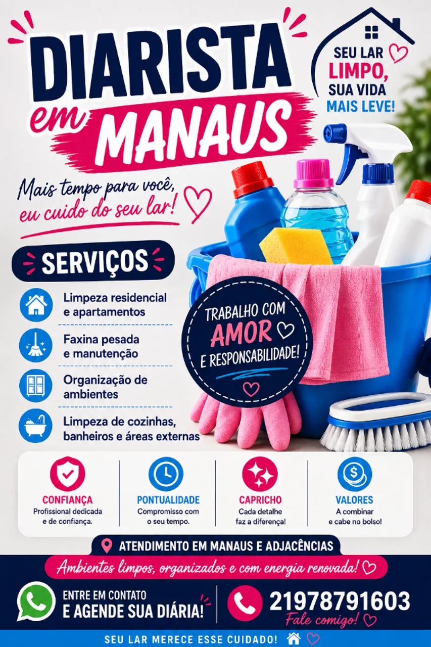 Diarista feminina!