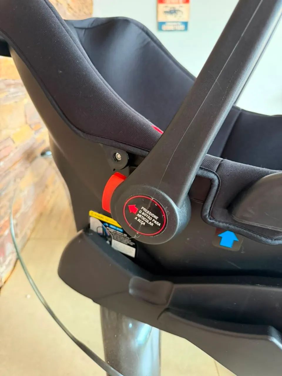 Bebê Conforto Preto - Ótimo Estado - Foto 2