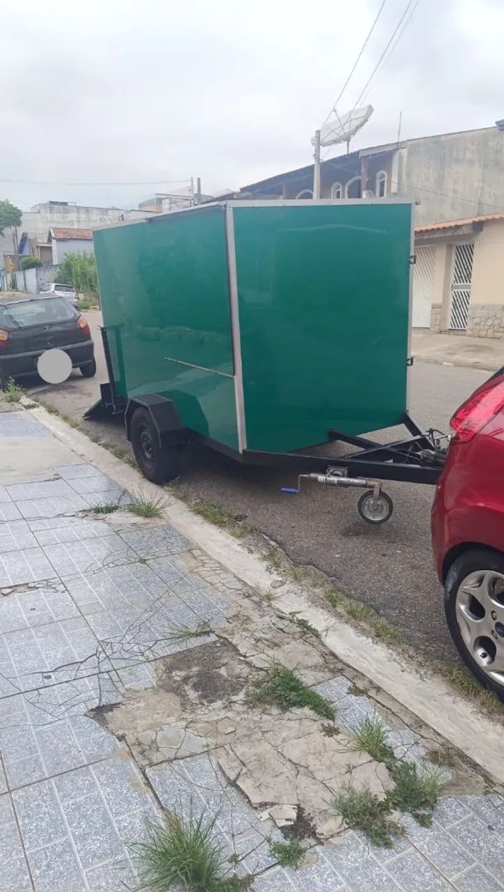 Carreta baú fechada, com rampa reforçada  - Foto 5
