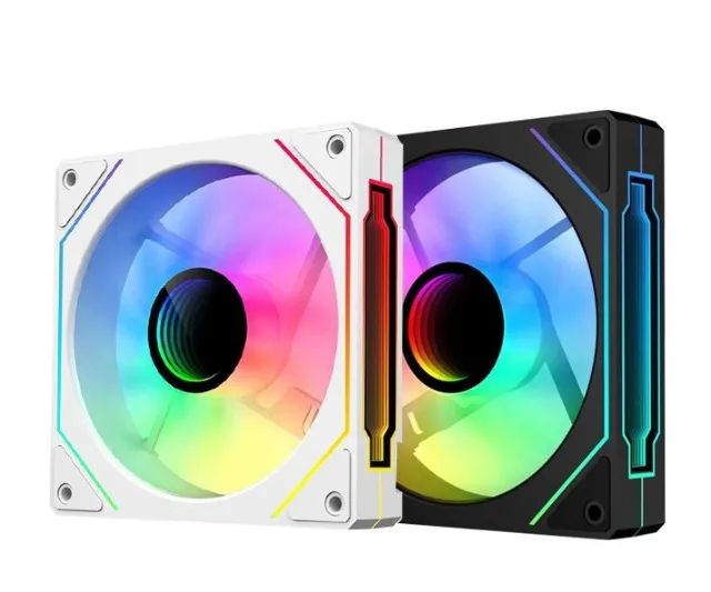 Kit 10 fans + Controladora ARGB - Preto ou Branco - Reverse e Forwards