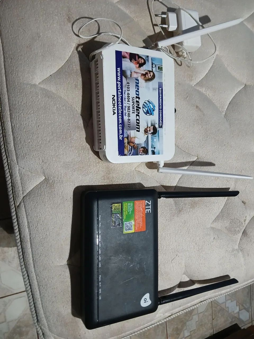 Aparelho Nokia e ZTE 