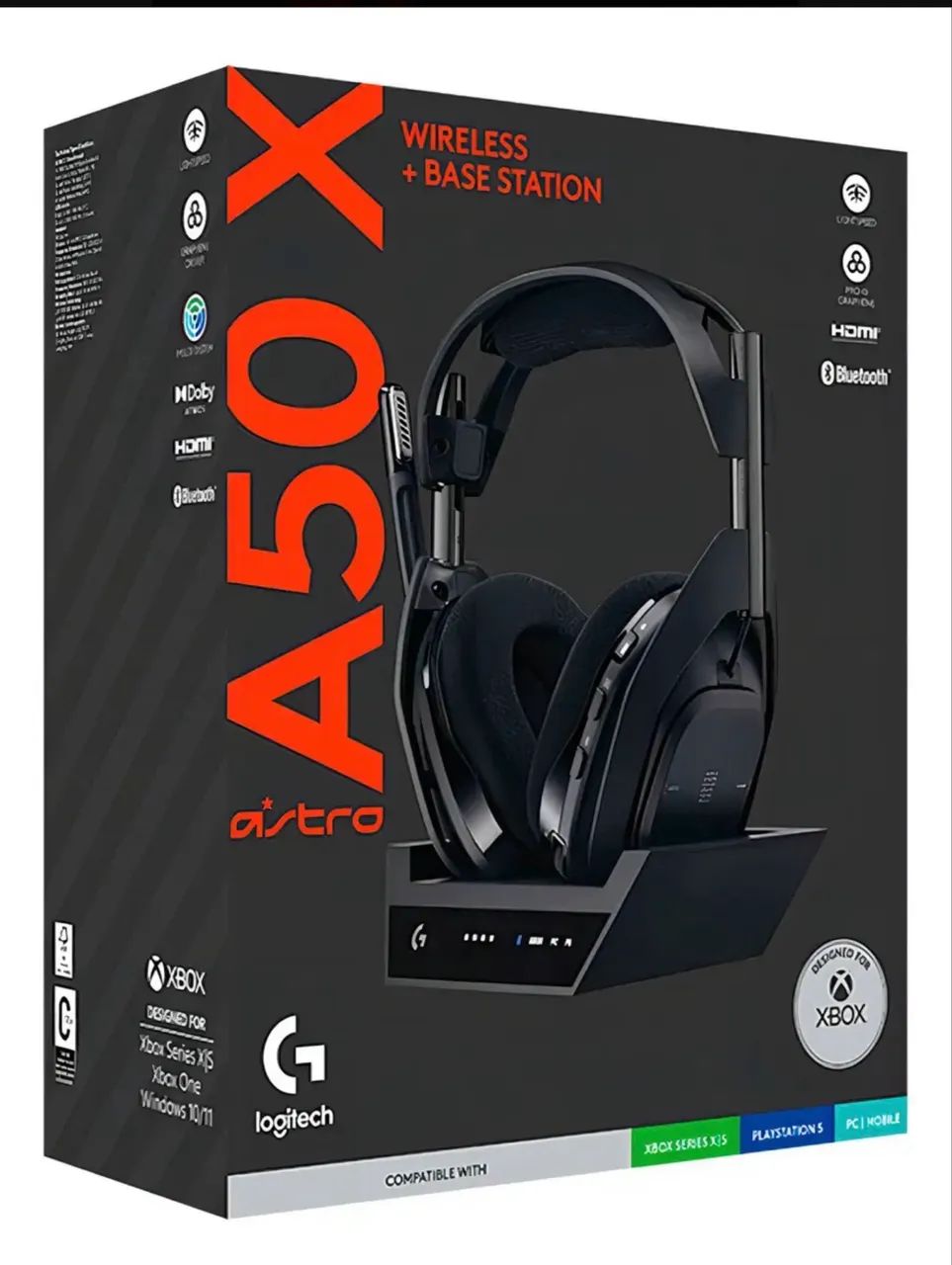 Logitech Astro A50x: NF e NOVO - Foto 4