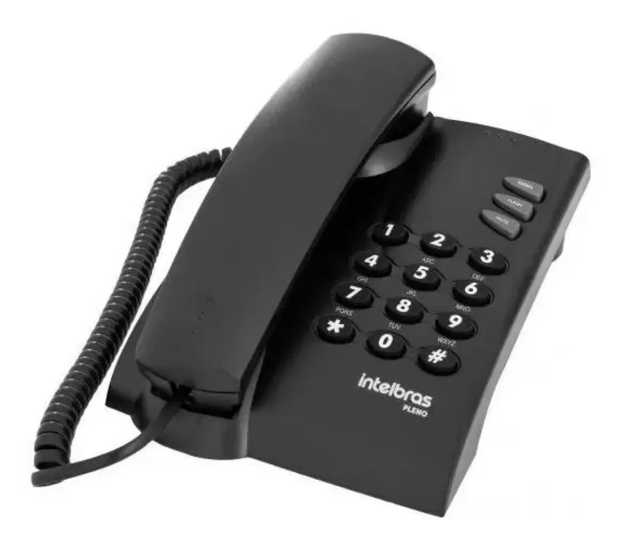 Telefone Com Fio Intelbras Pleno Preto - Foto 2