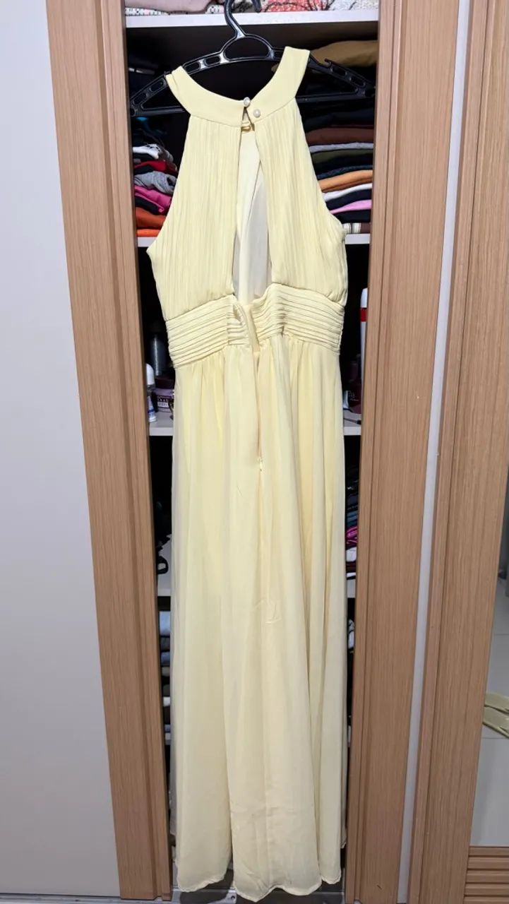 Vestido Amarelo Manteiga  - Foto 3
