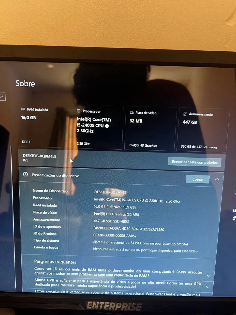 PC Completo Gamer Intel Core i5 | 16GB RAM | SSD 480GB - Foto 3