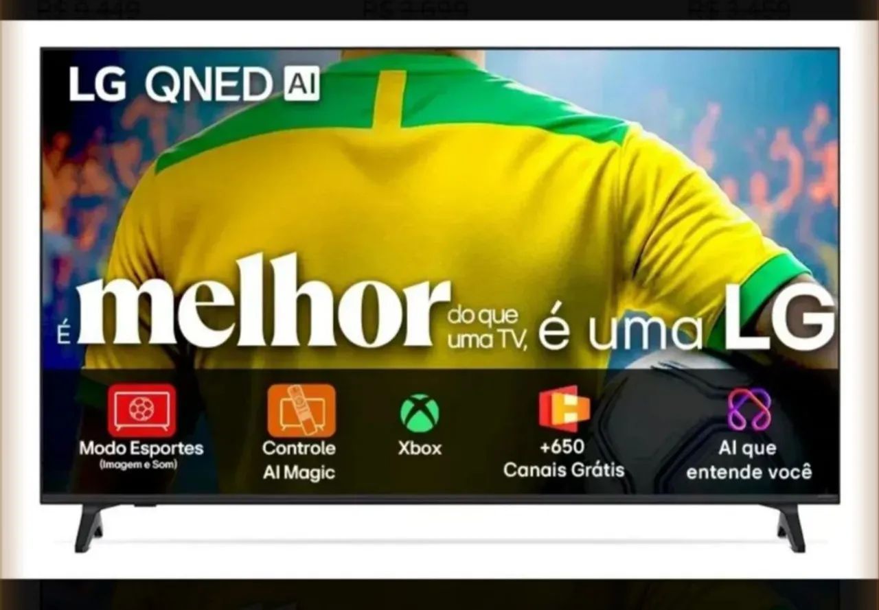 Smart TV 4K 50" LG QNED73 - NOVA NA CAIXA - Foto 3