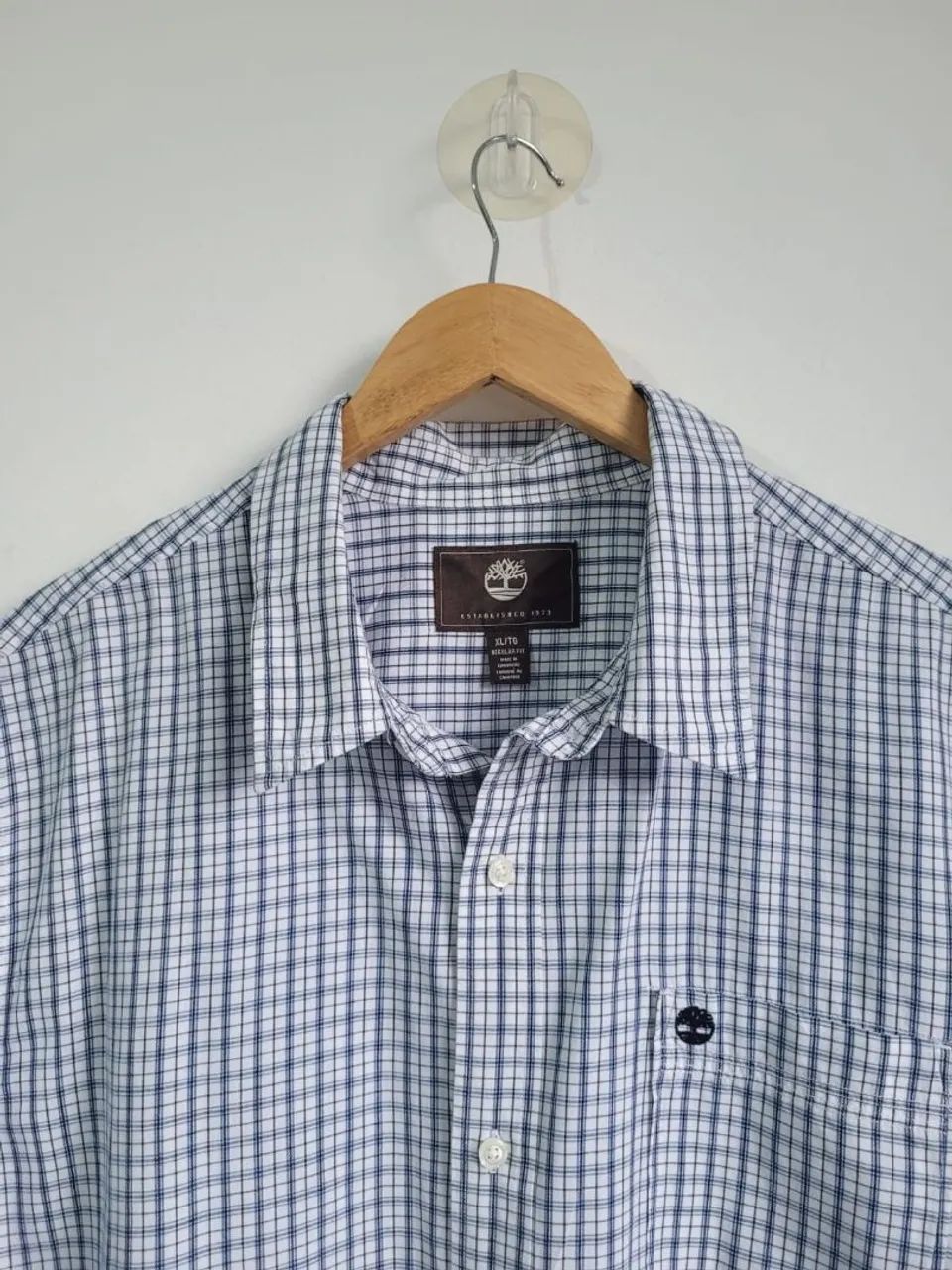 Camisa Xadrez Timberland  tam GG - Foto 5