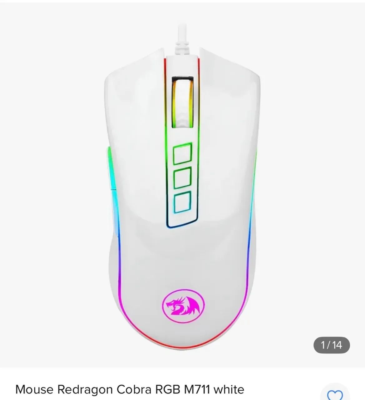 V > kit de teclado e mouse mecânico Redragon - Foto 2
