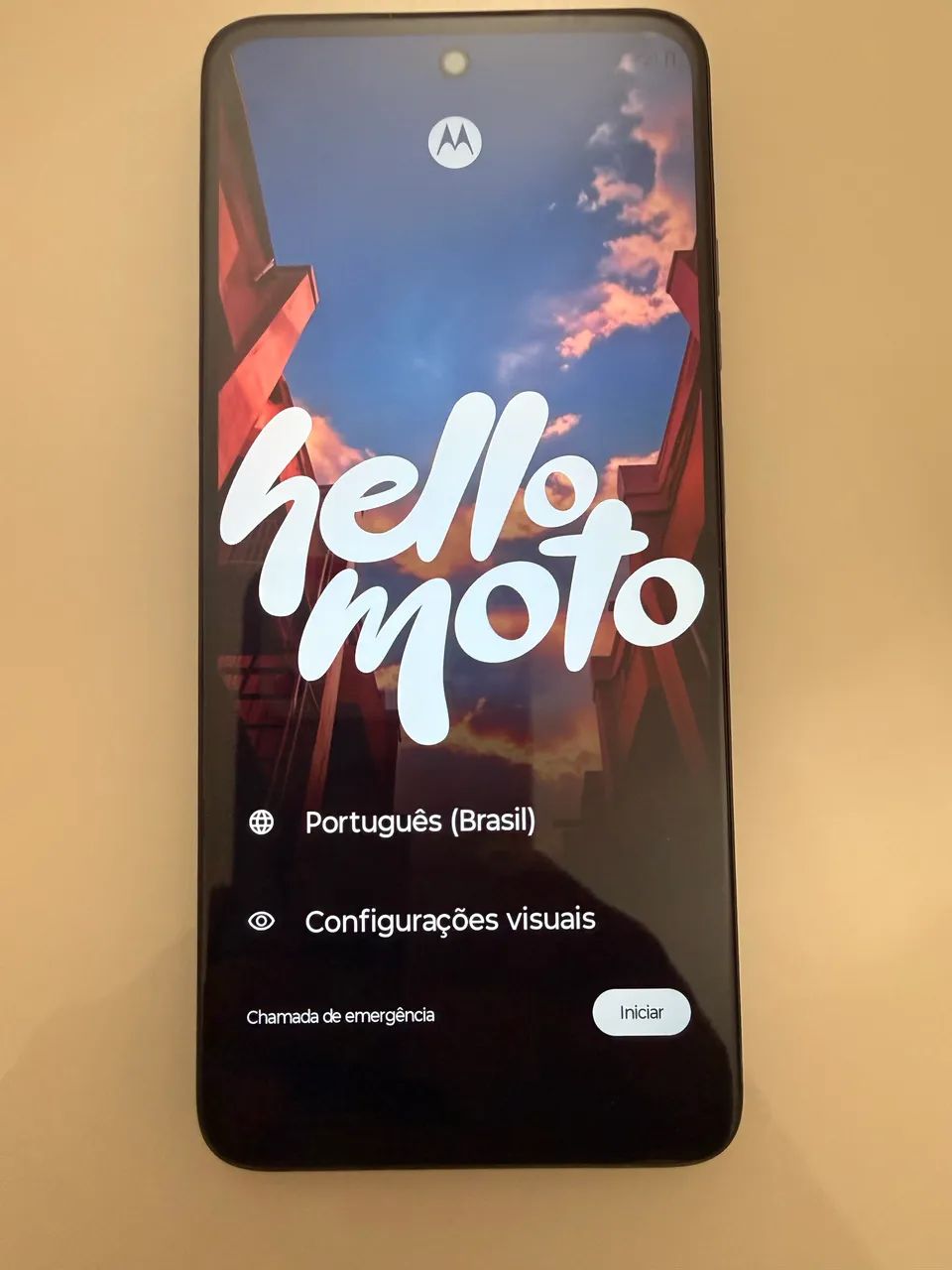 MOTO G34. 5G na caixa