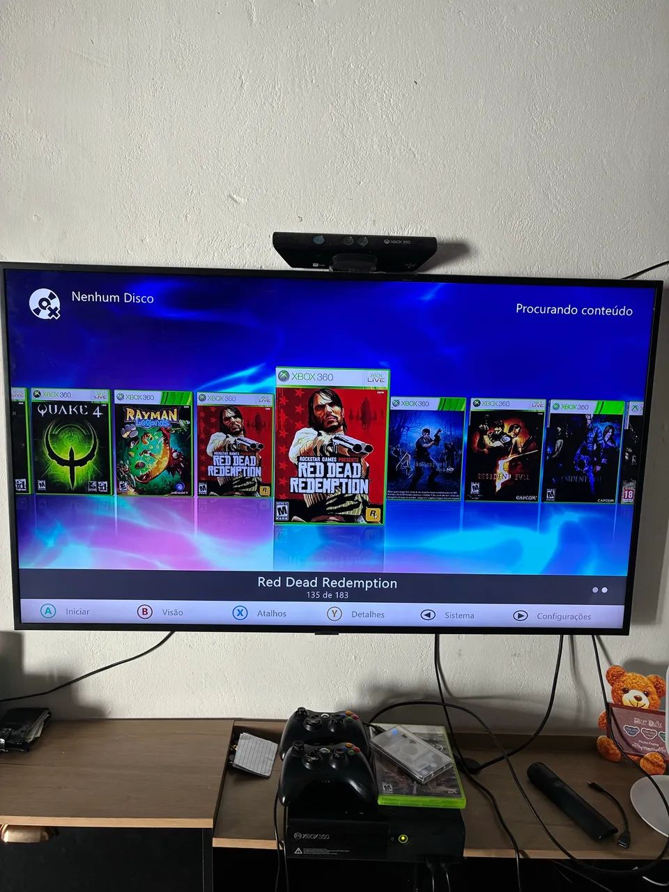 Xbox 360 com 180 jogos e hd de 1tb  - Foto 2