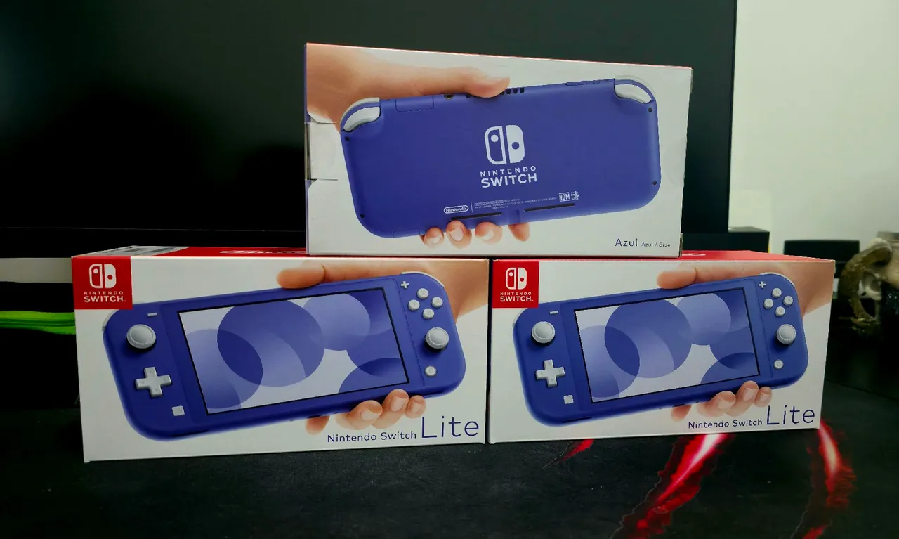 nintendo switch lite novo