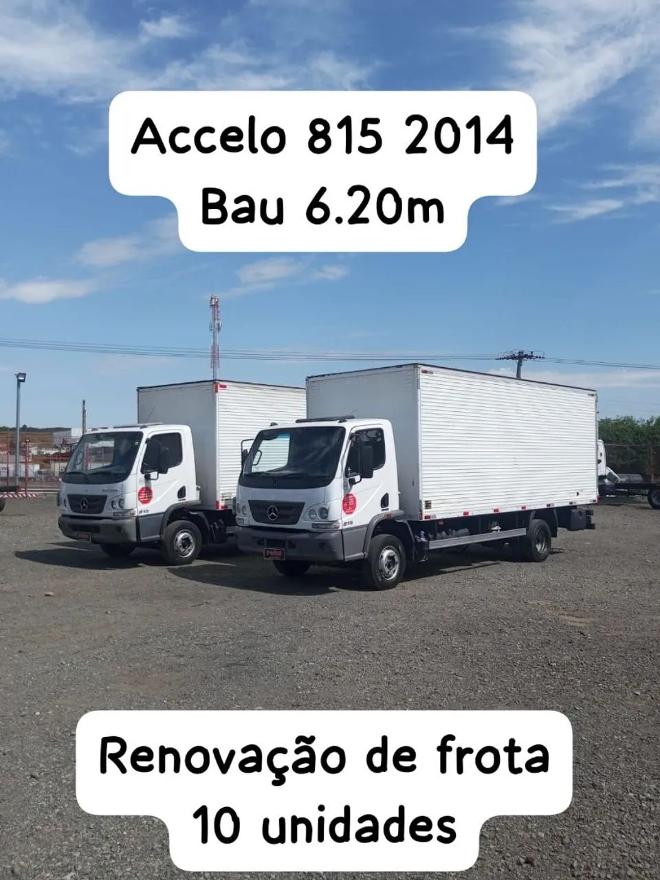 Accelo 815 2014 Baú 6.20m