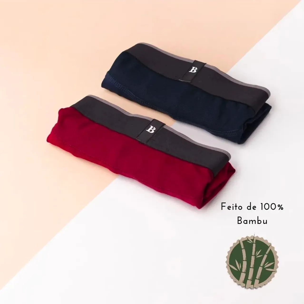 Cuecas Boxer Masculina de Bambu  - Foto 4