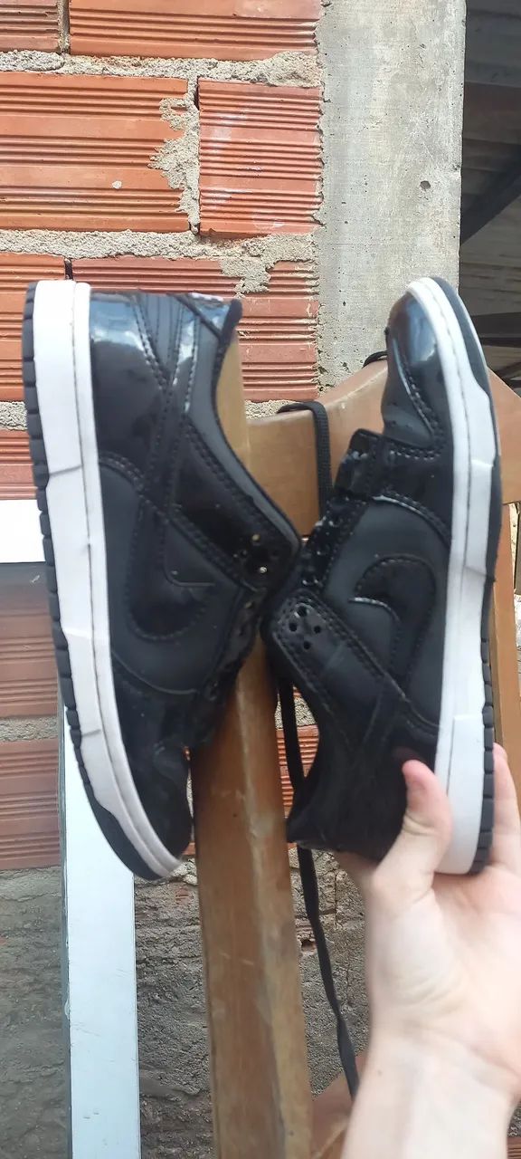 Tênis preto e branco estilo Dunk ? 39/40 - Foto 3
