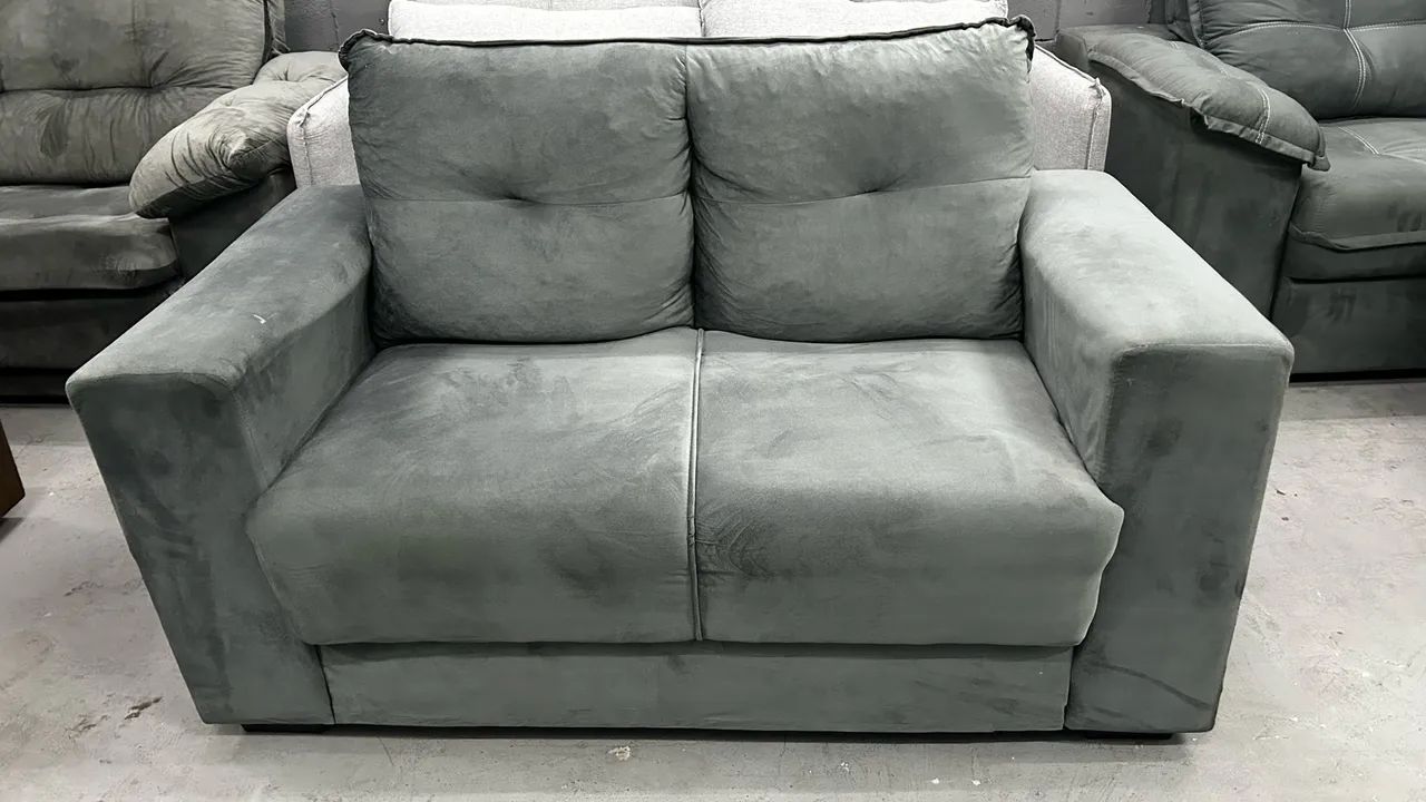 Sofá Fixo 2 Lugares NOVO ( Direto da Fábrica )  - Foto 2