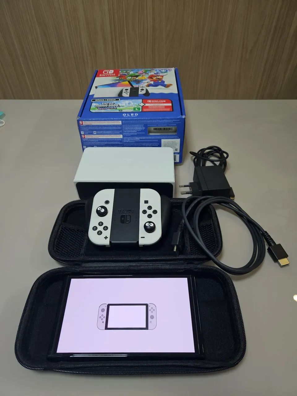 Nintendo Switch OLED + SDCard 256g - Foto 2