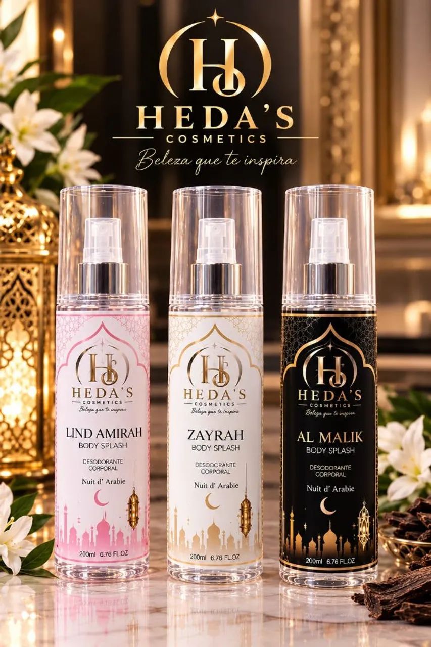 Body Splash Heda's Cosmetics 200ml 