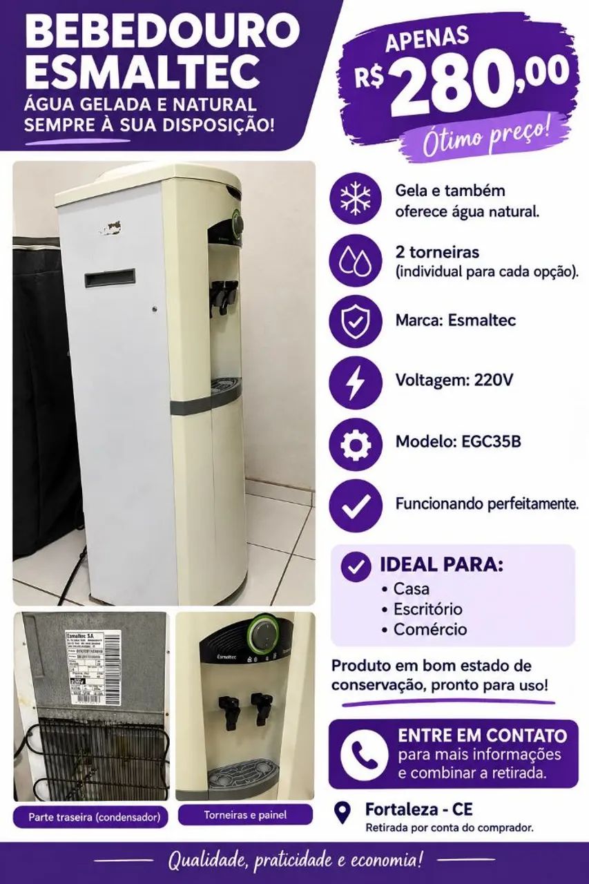 Bebedouro Esmaltec