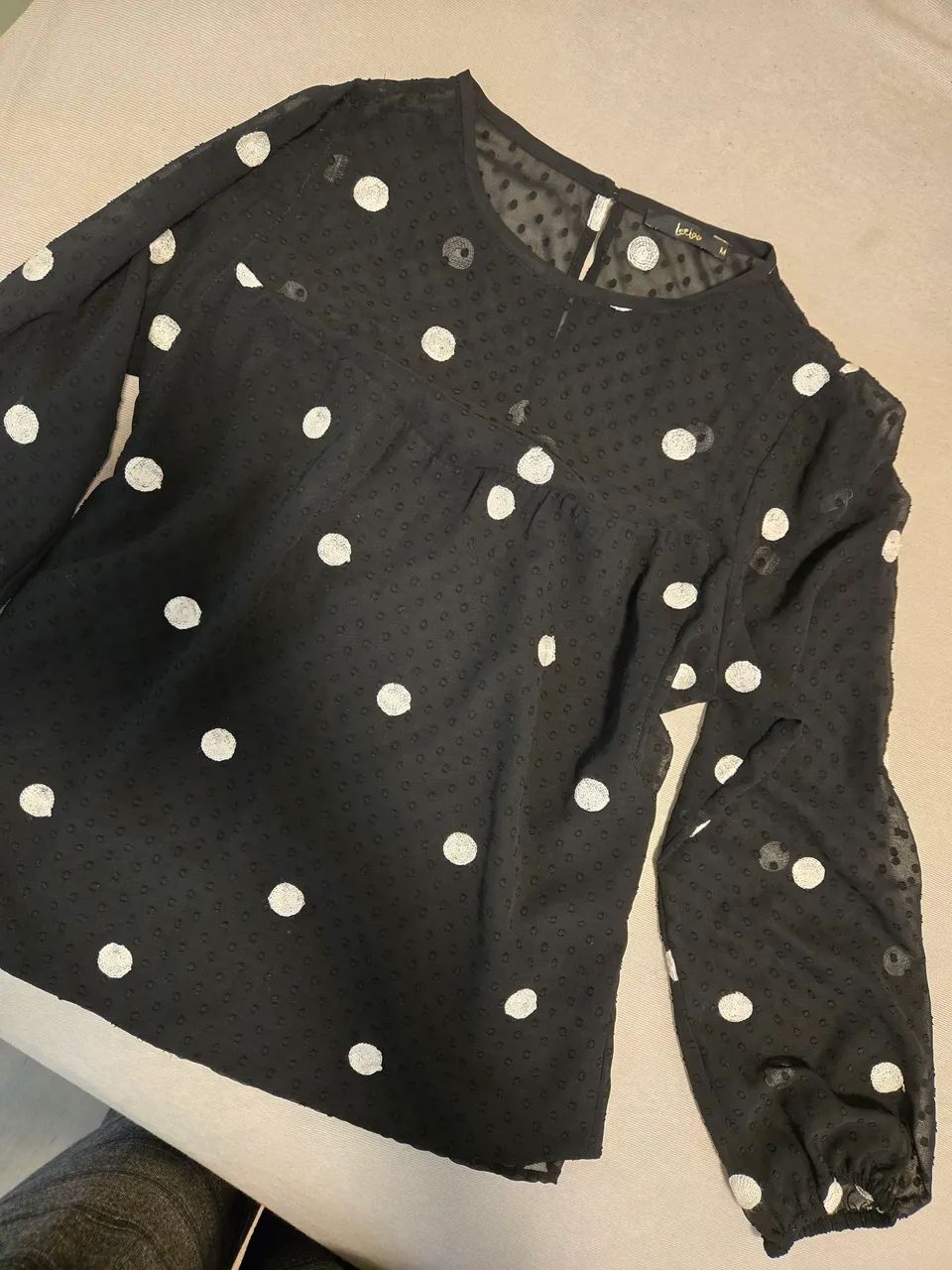 Blusa Lee Loo Poá M