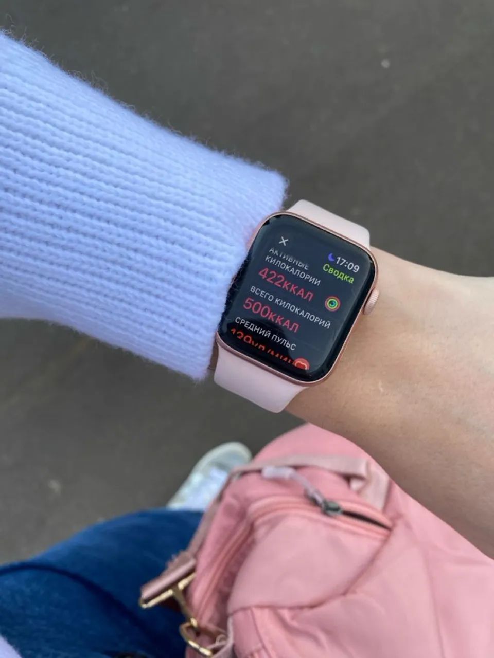 Relógio Apple Watch SE 2 ª Geração 44mm GPS Rose Gold Original - Foto 4