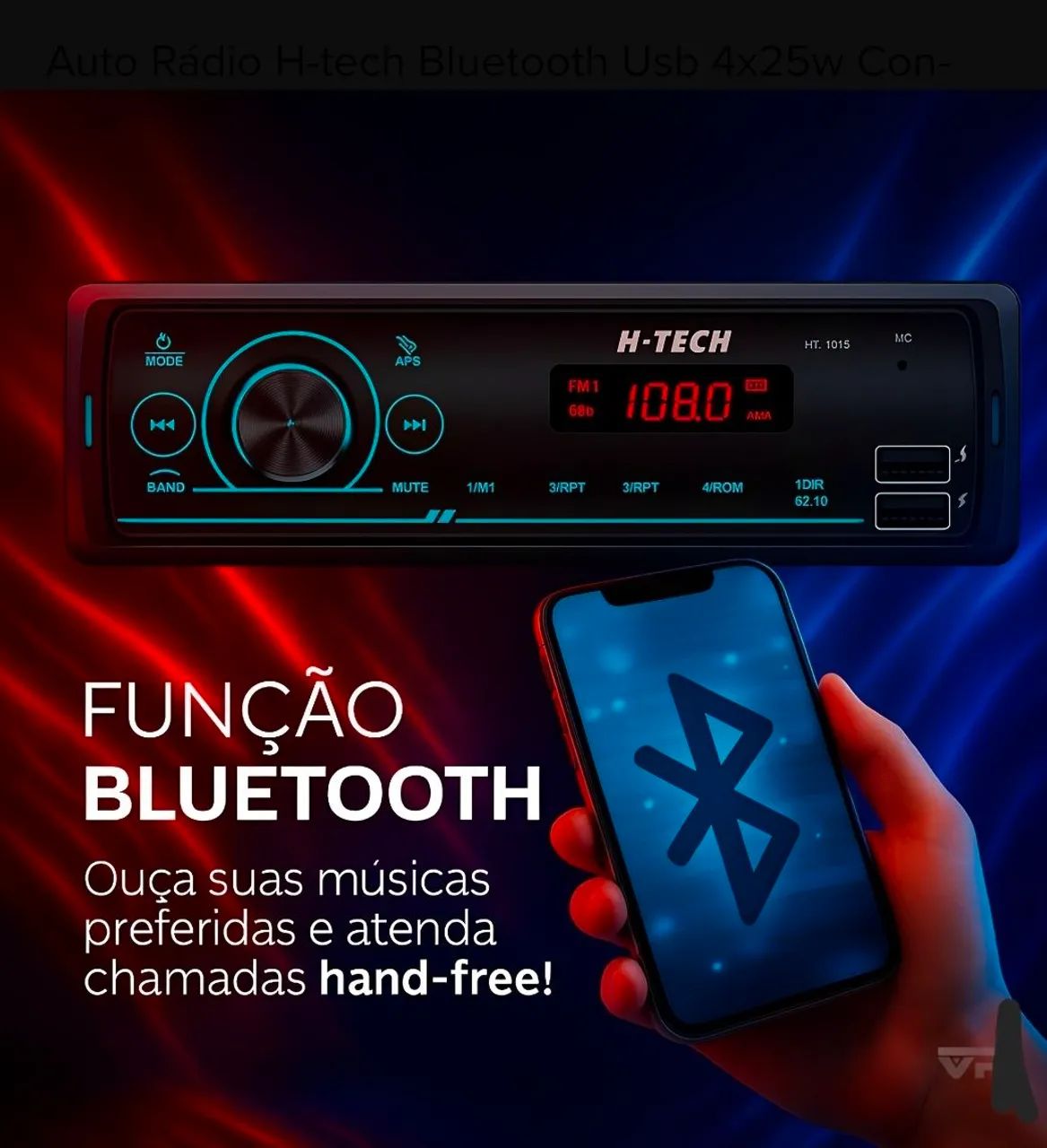 Som automotivo Bluetooth...imperdivel 