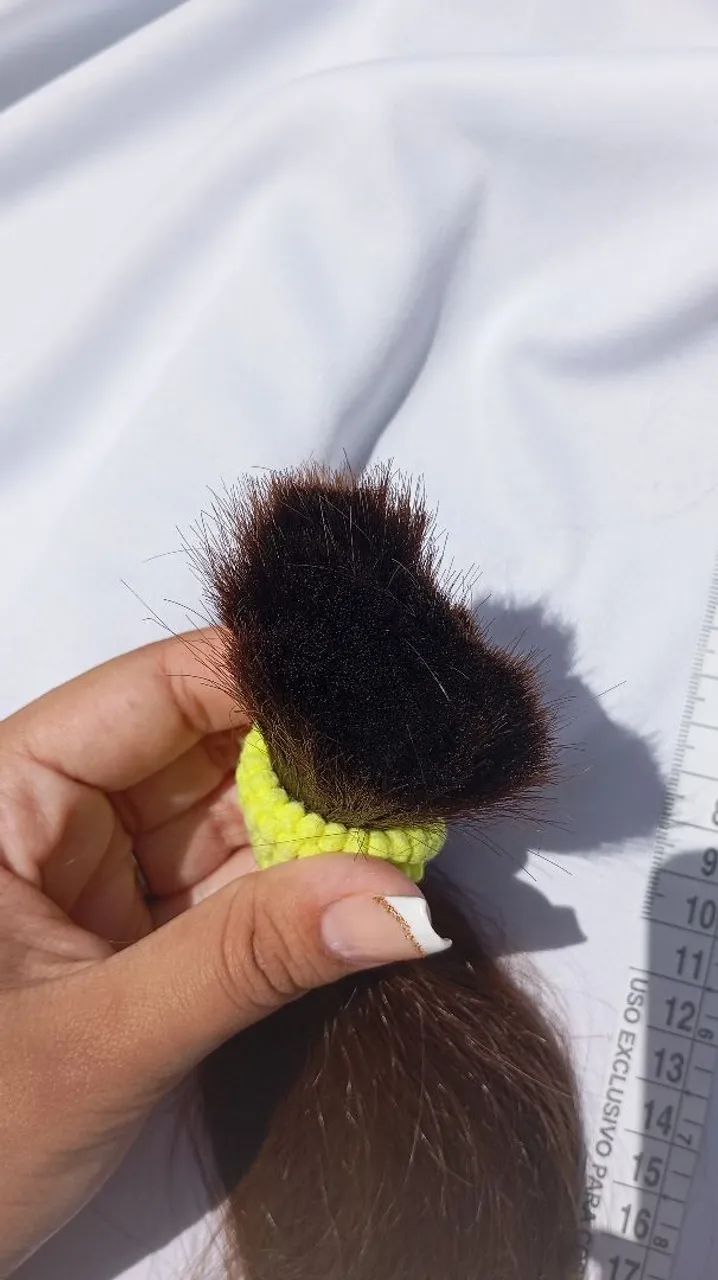 Cabelo Humano Natural Virgem Liso 42 cm - Bem Cuidado - Foto 4