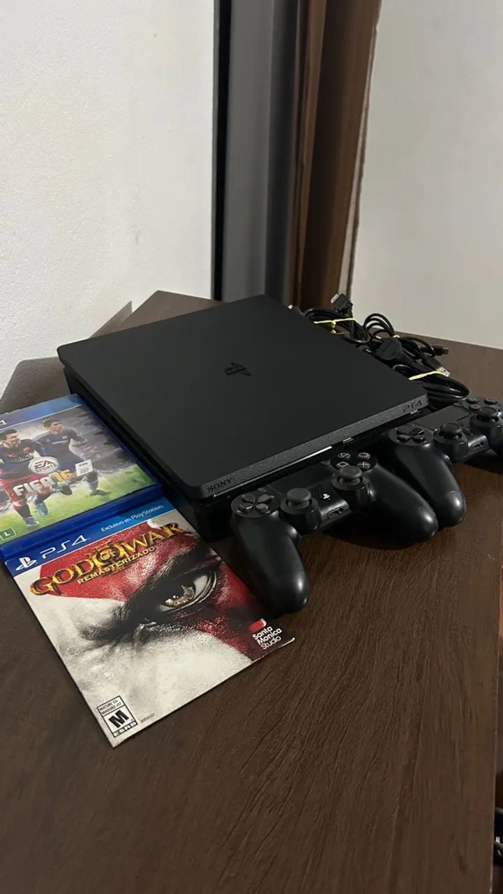 Playstation 4 slim + jogos - Foto 3