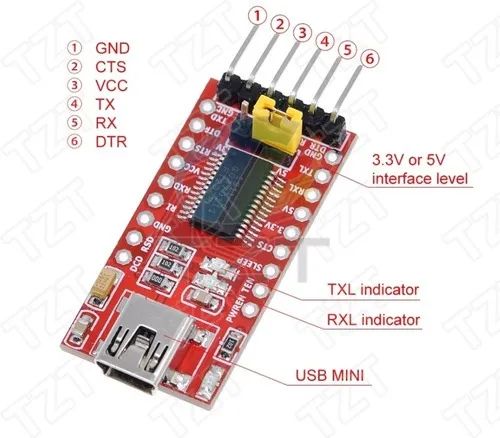 arduino Conversor Usb Serial Rs232 Ftdi - Foto 3