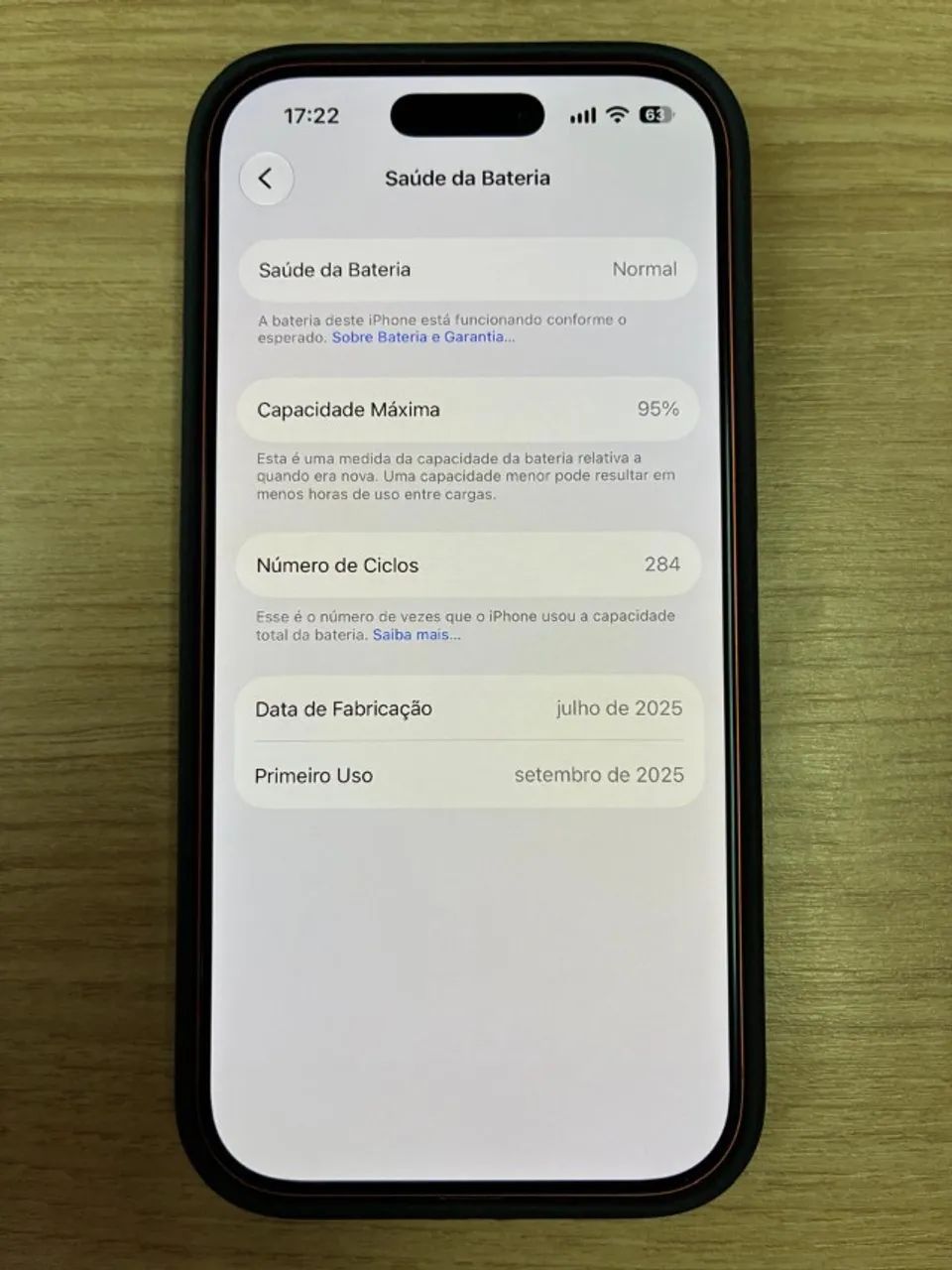 Iphone 17 Pro Laranja 256Gb - Foto 2
