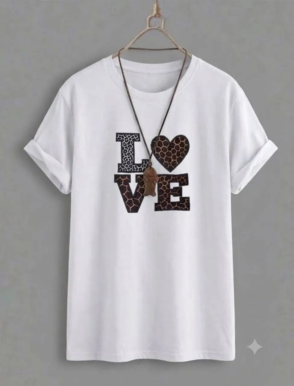 Camisa T-shirt  Branca G - Foto 2