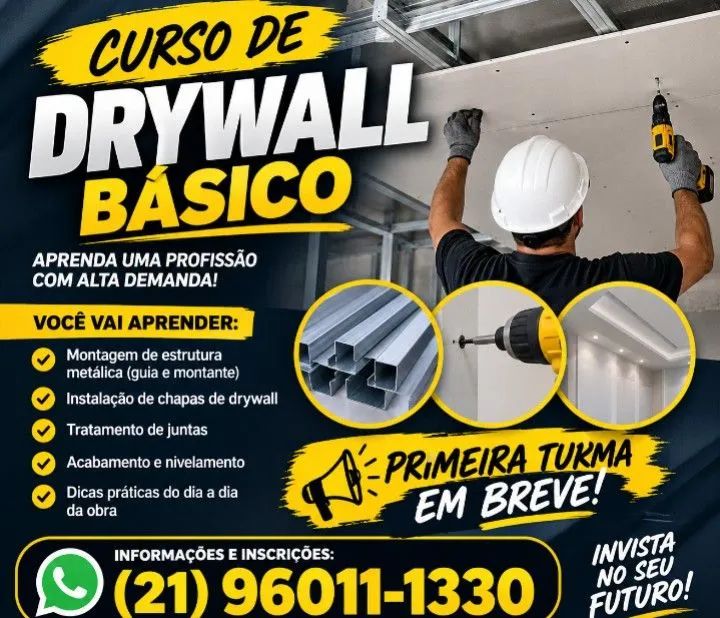 Curso de drywall básico 