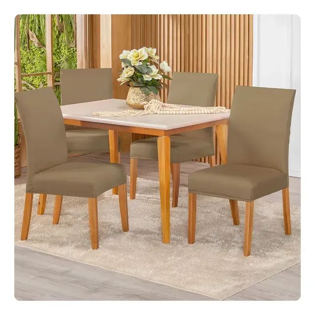Mesa de Jantar Tok 0,80x0,80m com 4 Cadeiras