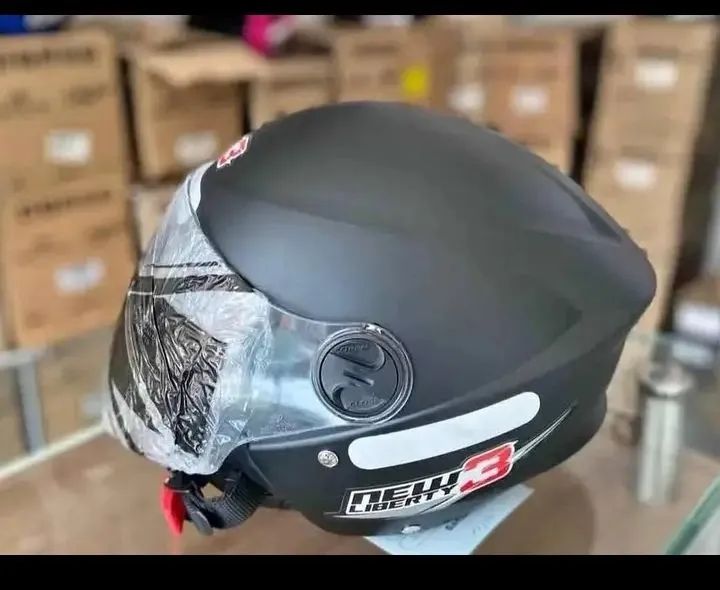 Capacete new libert3 preto fosco - Foto 3