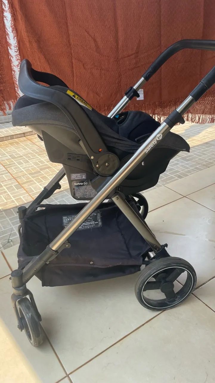 Carrinho de bebê e bebê conforto  - Foto 5