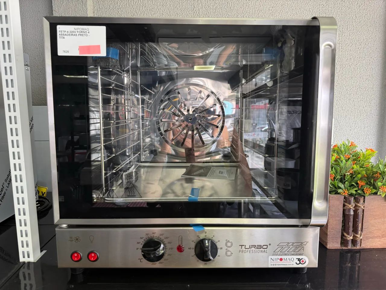 FETP-4 FORNO 4 ASSADEIRAS PRETO - TITA