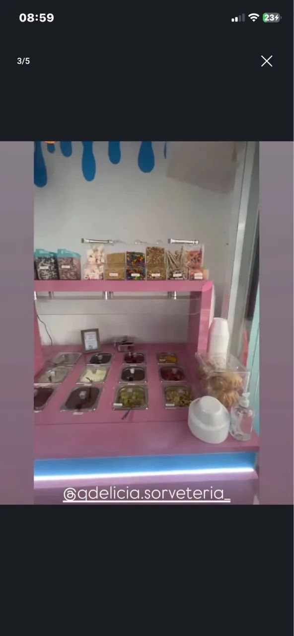 Balcão de sorveteria  - Foto 3