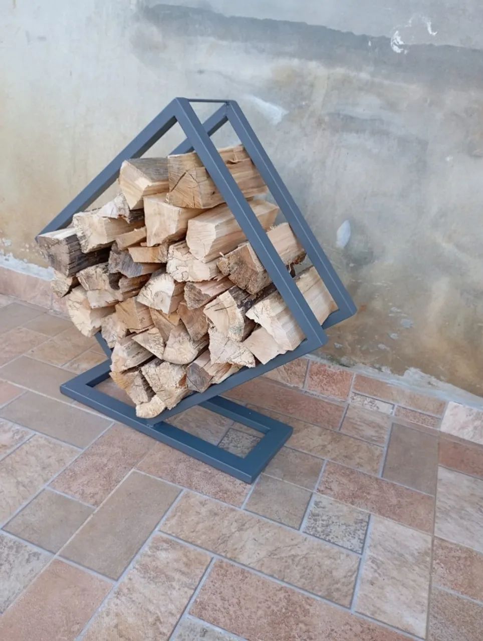 ? SUPORTE PARA LENHA SUPER MODERNO? - Foto 4